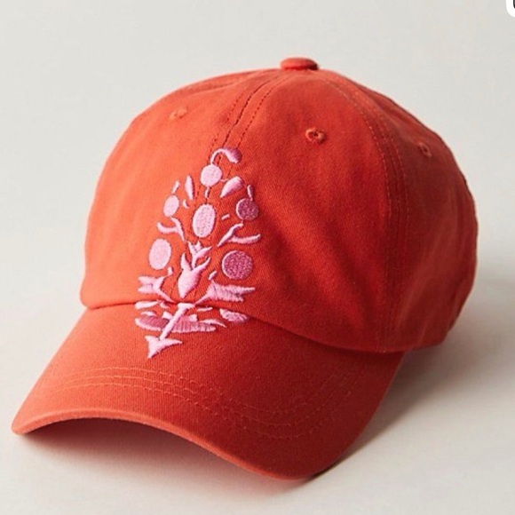 Free People Movement Big Buti Baseball Cap- $38 Flame/Morning Glory/ Tangerine main image 4